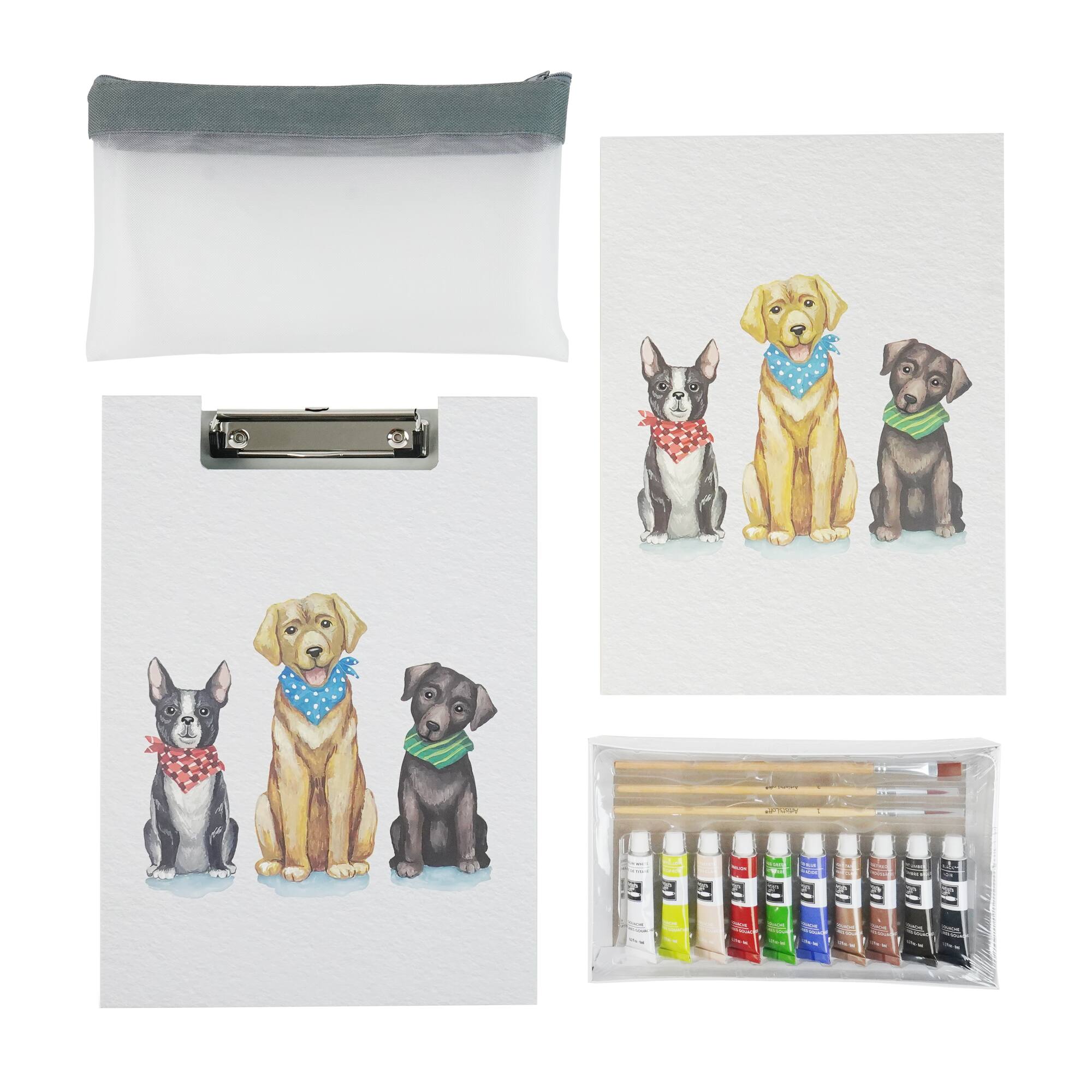 Pets Gouache Painting Book Kit by Artist's Loft®
